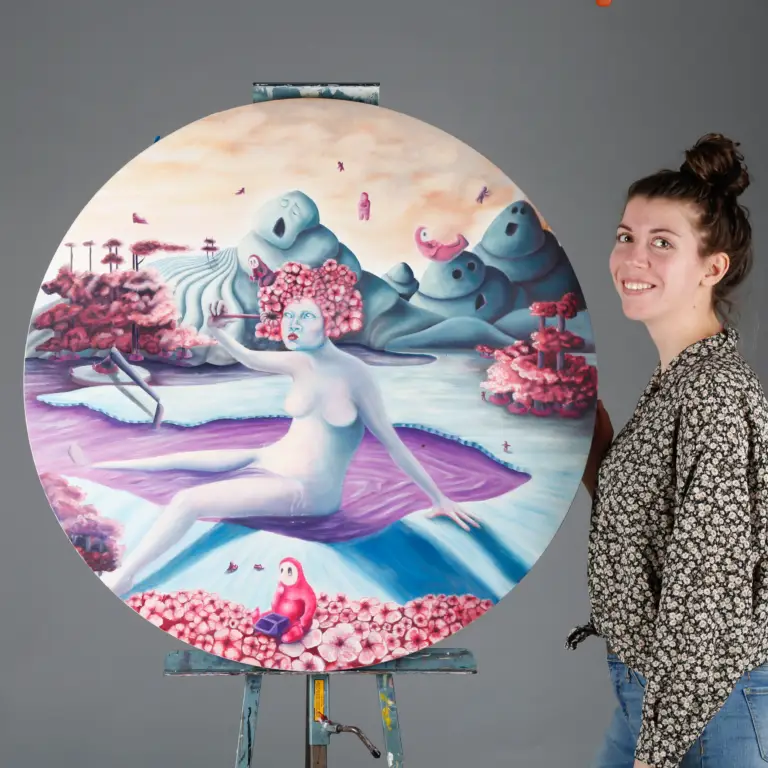 Contact Corriander Art page header with a surreal touch by Corrie Anderson.