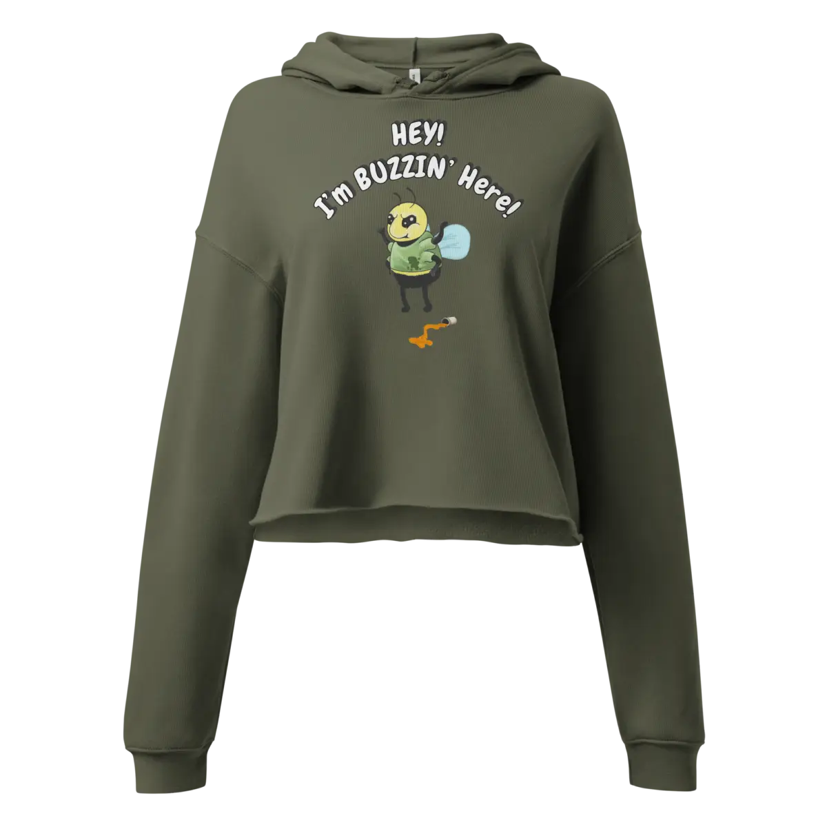 Buzzin’ Here Crop Hoodie