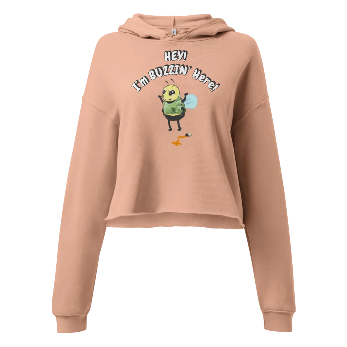 Buzzin’ Here Crop Hoodie - Image 3